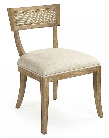 Zentique Carvell Cane Back Side Chair (Set of 2) CF282-R Cane E272 A015-A