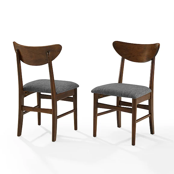 Crosley Landon 2-Piece Wood Dining Chairs W/Upholstered Seat in Mahogany CF6021-MA
