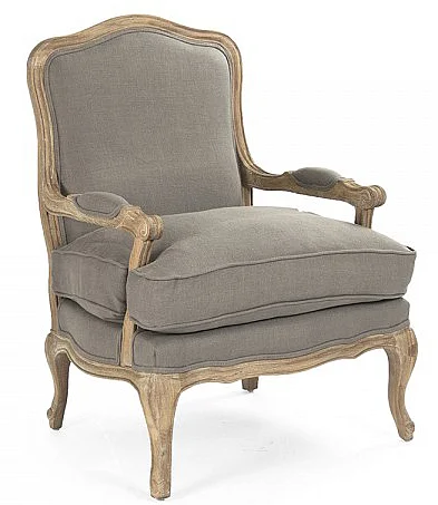 Zentique Bastille Arm Chair in Grey (Set of 2) CFH004-1 E272 A048