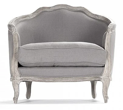 Zentique Maison Love Chair in Limed Grey Oak (Set of 2) CFH007-1 E272 A048