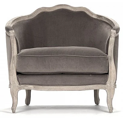 Zentique Maison Love Chair in Limed Grey Oak CFH007-1 E272 V011