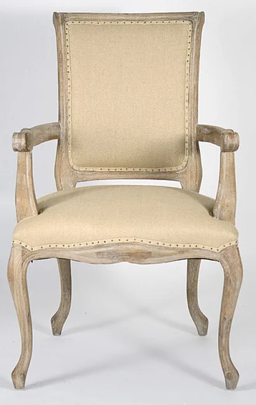 Zentique Dijon Arm Chair in Limed Grey Oak (Set of 2) CFH024 E272 H009
