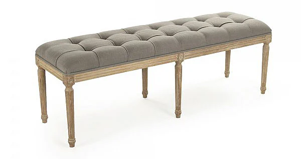 Zentique Louis Tufted Bench CFH034-3 E272 A048