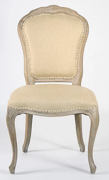 Zentique Lyon Side Chair in Limed Grey Oak (Set of 2) CFH113 E272 H009