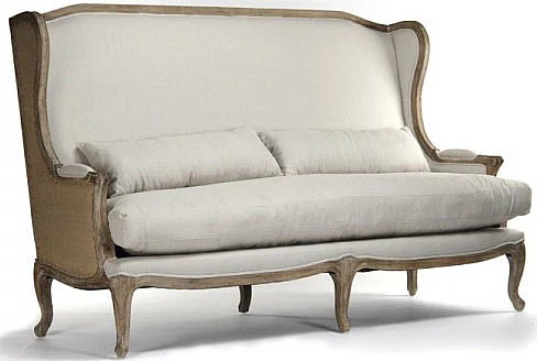 Zentique Leon Bench in Natural CFH186-3 E272 A003 Jute