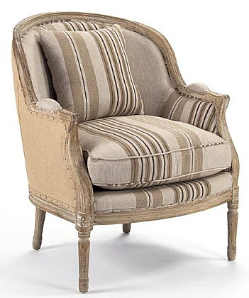 Zentique Roland Club Chair in Natural CFH221 E272 H019/H010