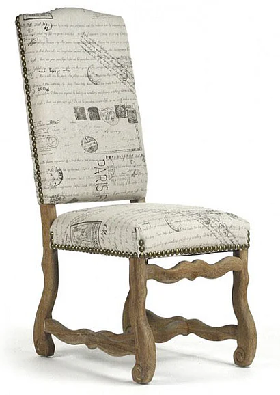 Zentique Delmont Side Chair in Limed Grey Oak (Set of 2) CFH231 E272 A041