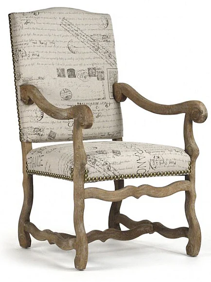 Zentique Julien Arm Chair in Cream (Set of 2) CFH232 E272 A041