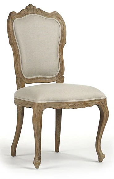 Zentique Damien Side Chair in Limed Grey Oak (Set of 2) CFH235 E272 A003