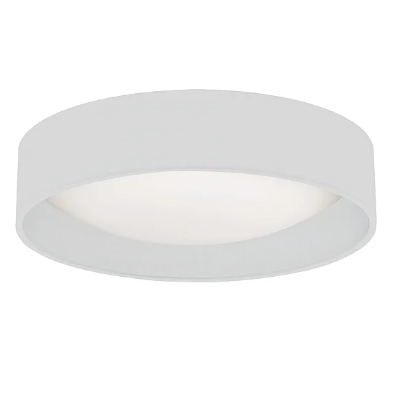 Dainolite CFLD 15" Flush Mount, White Shade CFLD-1522-790