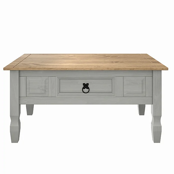 Pine Crafter Furniture Dash Wood Coffee Table in Corona Gray CGI992