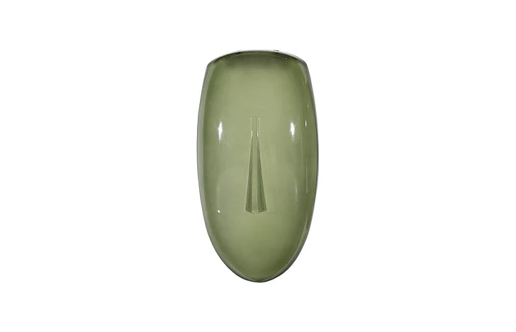 Phillips Collection Classic Concave Cycladic Wall Art in Green CH119137