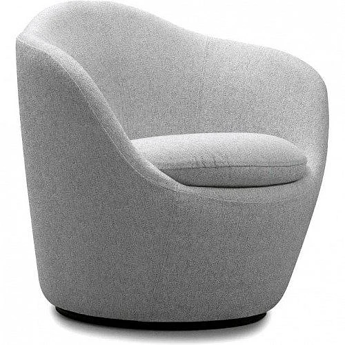 Whiteline Modern Stone Accent Chair in CH1975F-LGRY