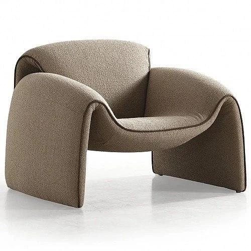 Whiteline Modern Flore Armchair in CH2048F-TAU