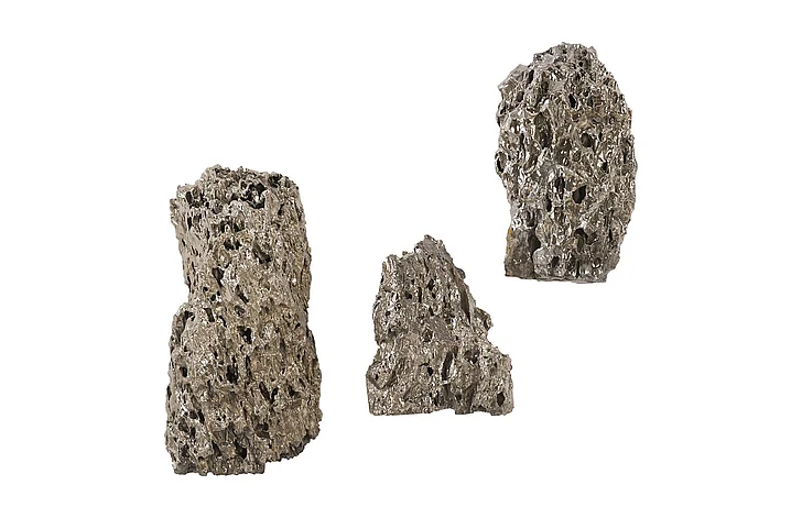 Phillips Collection Stalagmite Wall Art Set in Chrome CH82561