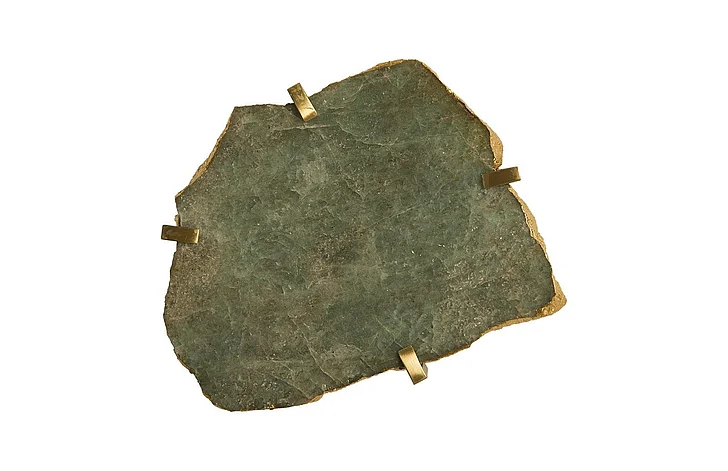 Phillips Collection Gem Wall Tile in Brass Setting in Green Emerald CH84027