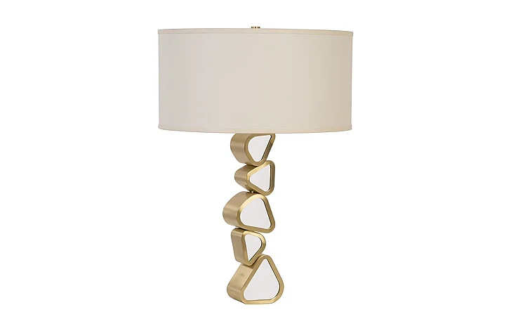 Phillips Collection Pebble Table Lamp in Brushed Brass CH92443
