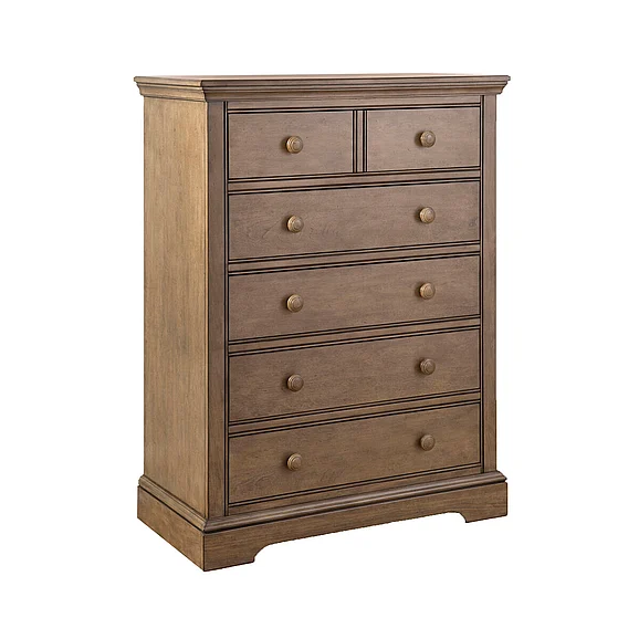 Westwood Design Hanley 5 Drawer Chest in Cashew HN-CH-N2604S-CAS