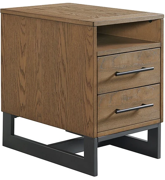 Intercon Furniture Eden 16"Chairside Table in Dune ED-TA-1624-DNE-C