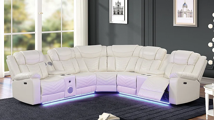 Galaxy Home Challenger Reversible Sectional Ice 601955552127