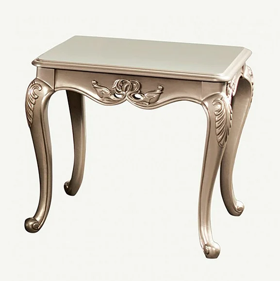 Furniture of America Albacete End Table in Champagne FM45006CPN-E