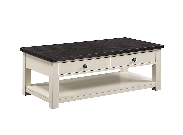 Urban Styles Chelsea Coffee Table in Gray/White 1795