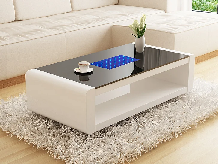 Galaxy Home Chelsea Coffee Table in White 601955552561