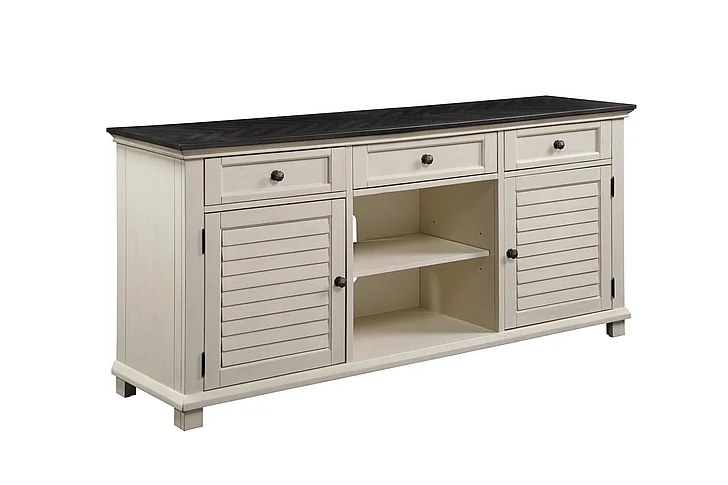 Urban Styles Chelsea 72" Tv Console in Gray/White 1798