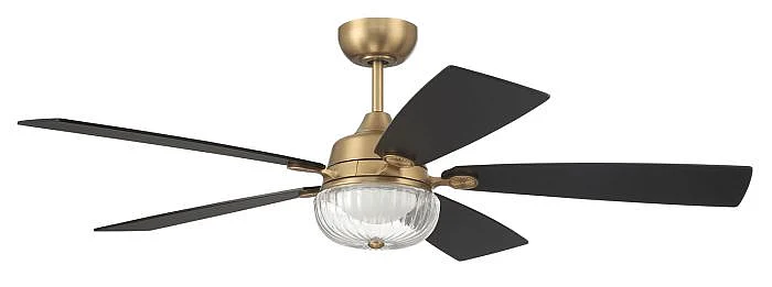 Craftmade Chandler Indoor Ceiling Fan in Satin Brass CHS52SB5-NWF