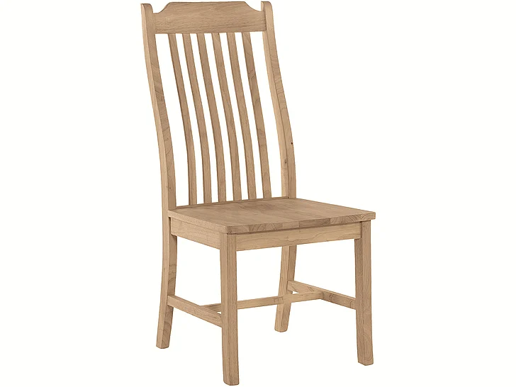 John Thomas Unfinished Steambent Mission Side Chair Ci-34B