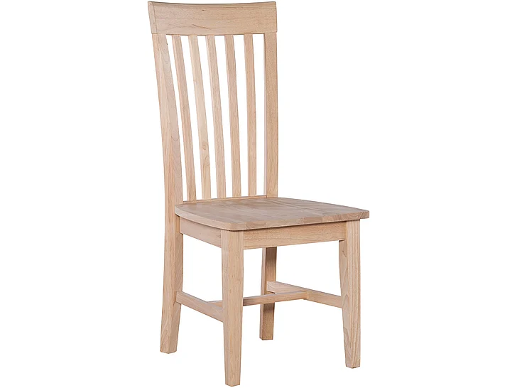 John Thomas Unfinished Modern Mission Side Chair Ci-465B