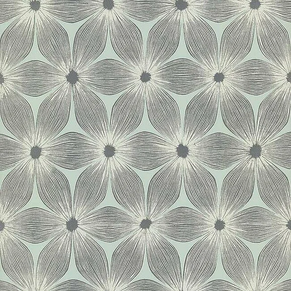 York Candice Olson Modern Artisan II D83 Everlasting Wallpaper in Blue/Silver CI2303 (Double Roll) FedEx/UPS
