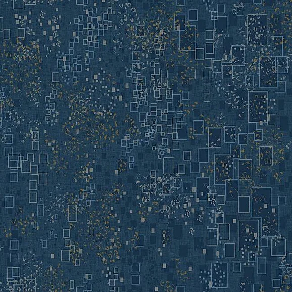 York Candice Olson Modern Artisan II D83 Gilded Confetti Wallpaper in Navy CI2321 (Double Roll) FedEx/UPS
