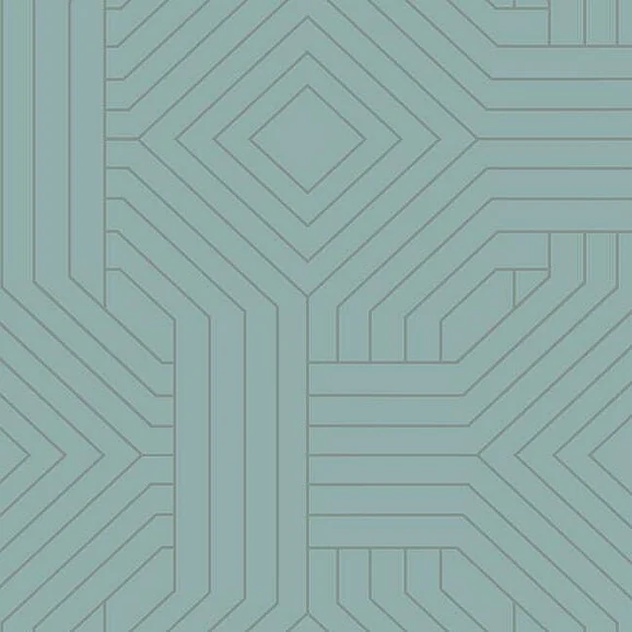 York Candice Olson Modern Artisan II D83 Diverging Diamonds Wallpaper in Blue CI2372 (Double Roll) FedEx/UPS