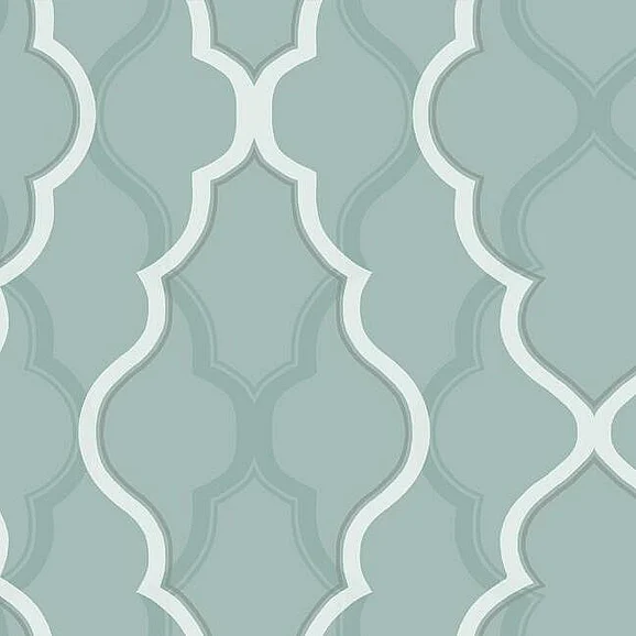 York Candice Olson Modern Artisan II D83 Double Damask Wallpaper in Teal CI2394 (Double Roll) FedEx/UPS
