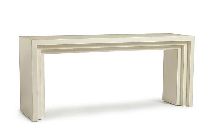Maitland-Smith Aries Console Table in White CJ8369-34