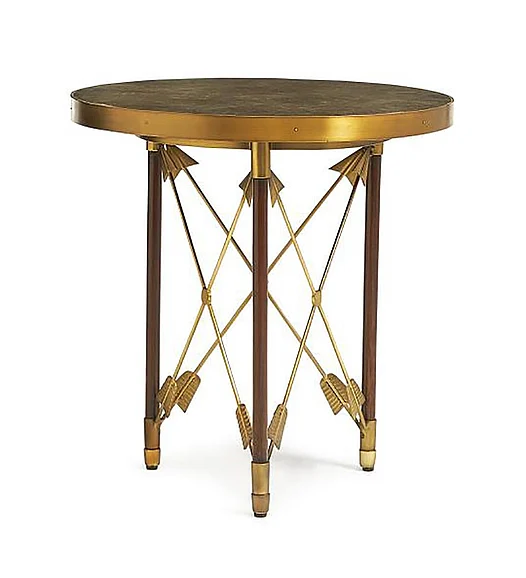 Maitland-Smith Viraan Tea Height Cocktail Table in Gold CJ8371-30