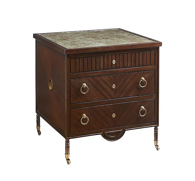 Maitland-Smith Xander Side Table in Brown CJ8371-32 CLOSEOUT