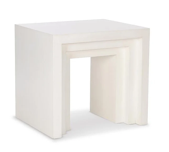 Maitland Smith Aries End Table Coconut CJ8385-32-W