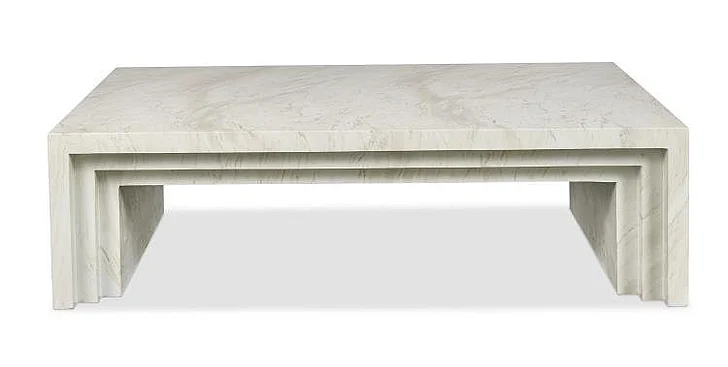Maitland-Smith Aries Coffee Table Faux Marble CJ8385-33