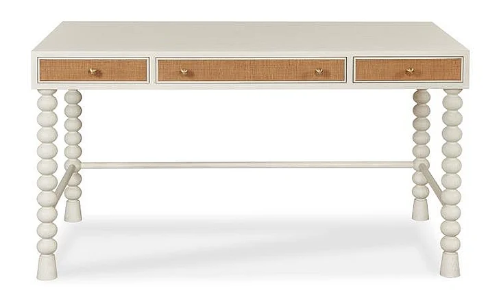 Maitland-Smith Kennedy Desk in White CJ8515-55-V2