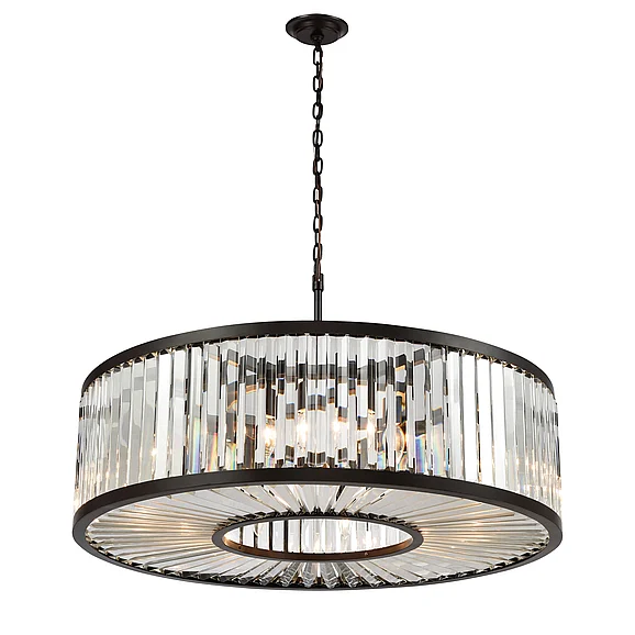 Atlas Palacial 35'' Wide 11-Light Chandelier - Oil Rubbed Bronze CL11287-BZ