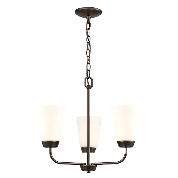 Atlas Winslow 19'' Wide 3-Light Chandelier - Oil Rubbed Bronze CL11401-BZ