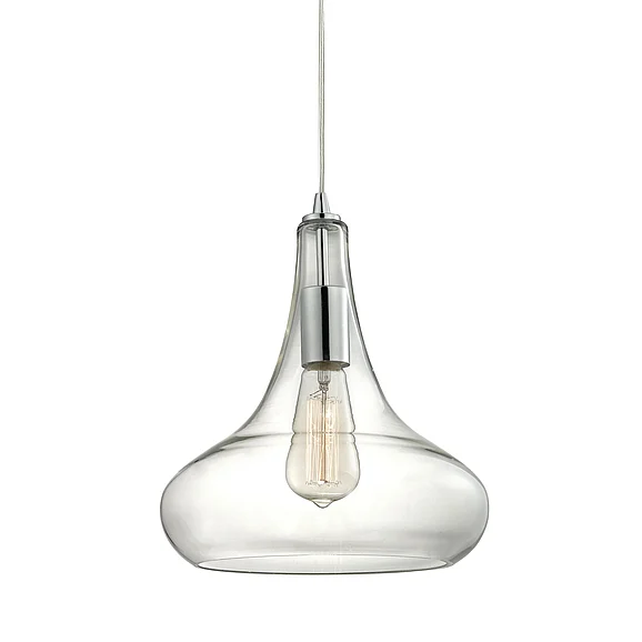 Atlas Orbital 10'' Wide 1-Light Pendant - Polished Chrome CL11657-CH