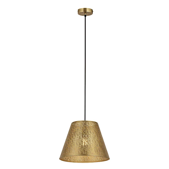 Atlas Hargen 15'' Wide 1-Light Pendant - Antique Brass CL11775-BS