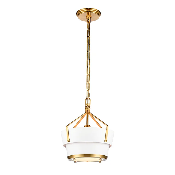 Atlas Marin 10.5'' Wide 1-Light Pendant - Satin Brass CL11794-BS