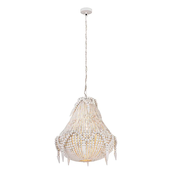 Atlas Phoebe Grove 18'' Wide 1-Light Pendant - White CL11812-WH