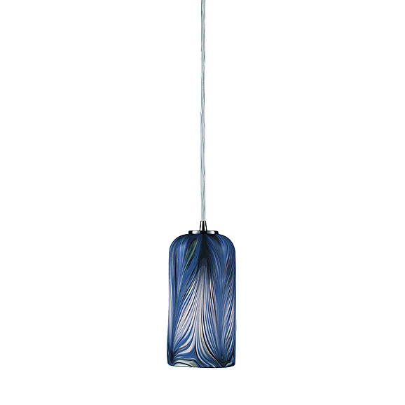 Atlas Molten 5'' Wide 1-Light Pendant - Satin Nickel CL12350-BL