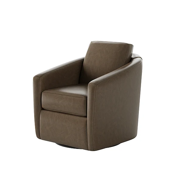 Southern Motion Daisey Swivel Glider in Hickory 105 186-17