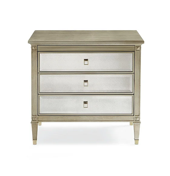 Caracole Furniture Classic A Classic Beauty Nightstand in Auric CLA-016-064